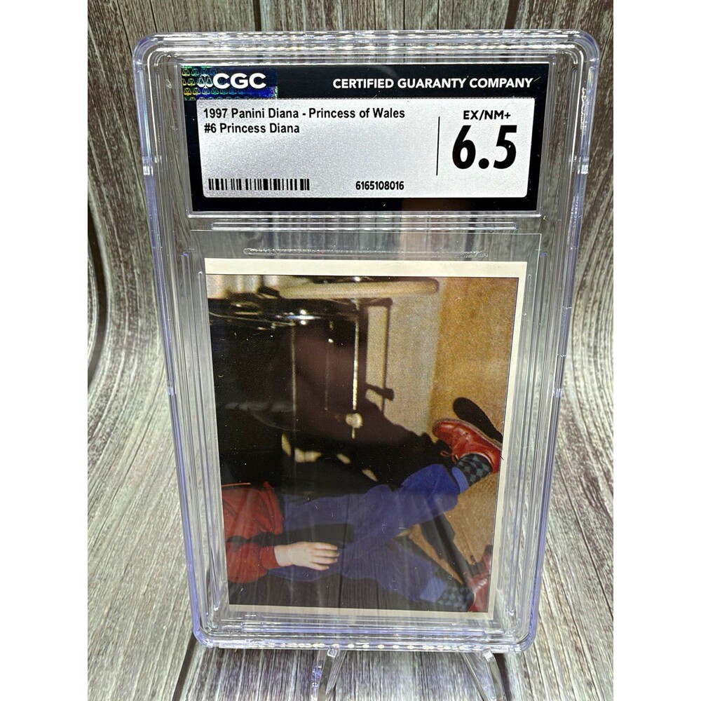 1997 Panini Diana - Princess of Wales #6 Princess Diana CGC 6.5 Graded